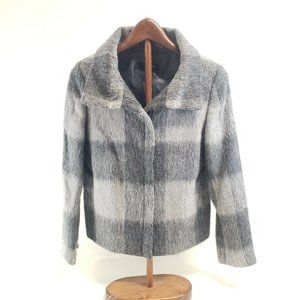 NWT  TALBOTS Jackie Fit Wool Alpaca Blend Plaid Jacket & Skirt Set